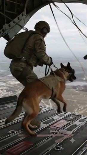 The K9 Doesn’t Know the CH-47 Ramp Is About to Open #shorts