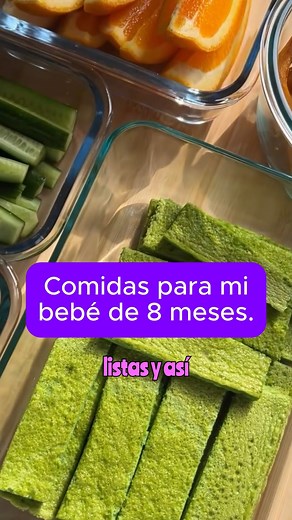 Preparación de comidas para mi bebé de 8 meses 🍳🥦🧀🦴 Me gusta dejar algunos alimentos listos para la semana porque facilitan muchísimo las comidas y me permiten exponer a mi bebé a nuevos sabores, texturas y alimentos. Todas estas recetas pueden guardarse en el refrigerador hasta por 4 días, y también puedes congelar los sobrantes 😊 Aclaro que no soy doctora ni nutricionista, solo una mamá que disfruta cocinar para su bebé. Consulta a tu pediatra si tienes dudas específicas para tu hijo. FRI