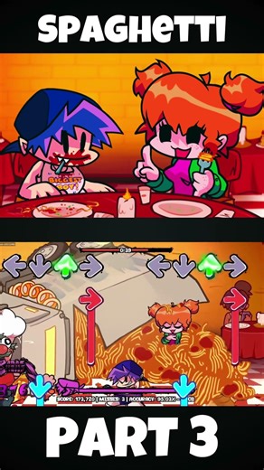 FNF - D-Sides Spaghetti [PART 3] [D-Sides x Le Sserafim] (FNF MOD) #shorts