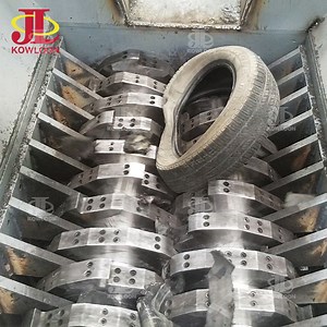 [Hot Item] Good Stability Planetary Gearbox Tire Rubber Crusher Machine Double Shaft Tire Shredder