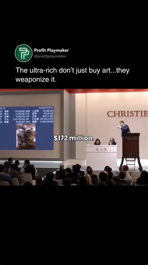 For billionaires, art isn’t just about beauty. It’s about leverage. A single canvas can be worth tens or even hundreds of millions, not because of the paint or material, but because of the financial power it carries. Art doubles as a global currency...one that’s portable, prestigious, and accepted in the wealthiest circles on earth. That’s why the ultra-rich collect relentlessly. Beyond prestige, art is used to store value, move money discreetly, secure loans, and signal status. In the world of 