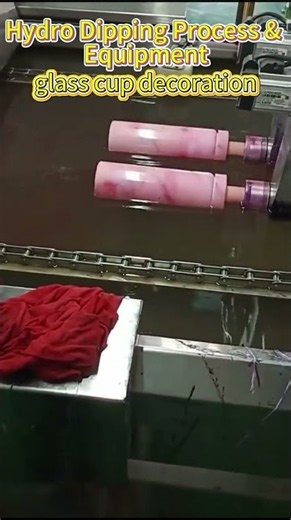 Glass Cup Hydro Dipping Process and Equipment