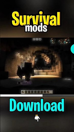 GLOWING Ores Add-on for Minecraft PE 1.21 #minecraft #shorts