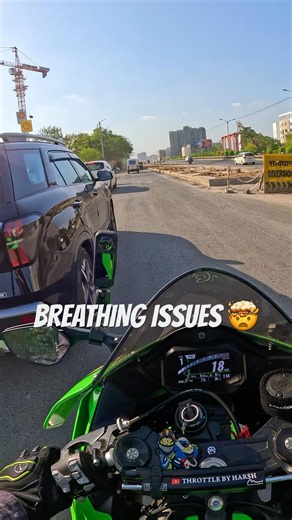 RPM breathing on ZX10R - Exhaust Upgrade 🔥 #zx10r #exhaustsound #kawasaki