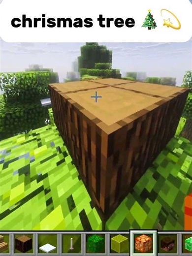 This Christmas tree broke my Minecraft world 🎄 #minecraft #crazy