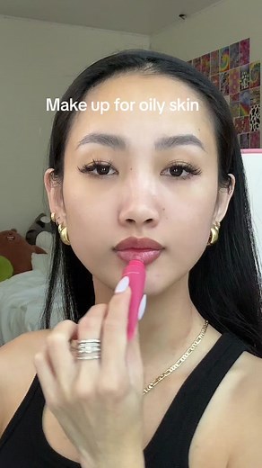 Makep tutorial for oily skin for no one ask 🫶🏻 #makeup #foryou #fyp #makeuptutorial
