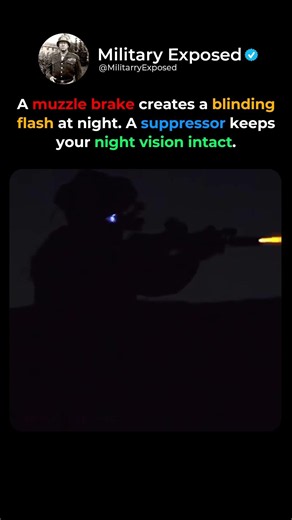 The Difference Between Muzzle Vs Suppressor at Night 🔦🔫