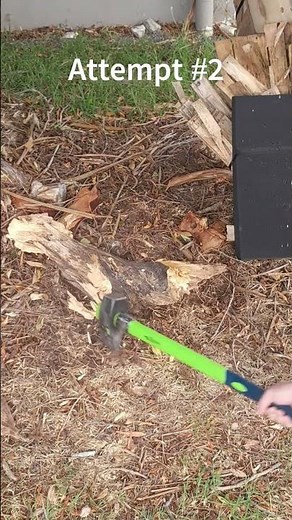 Blunt Axe Smashing Wood Sound Effect 🪵 Heavy Thud Impacts