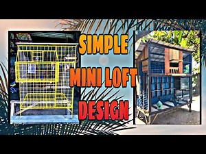SIMPLE MINI LOFT IDEAS & DESIGN FOR PIGEON ❤👌