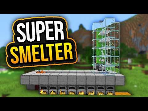 BUILDING A SUPER SMELTER (TUTORIAL) ✨ Minecraft 1.21.10