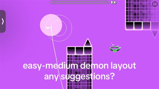 Geometry Dash Easy-Medium Demon Level Layout Tips