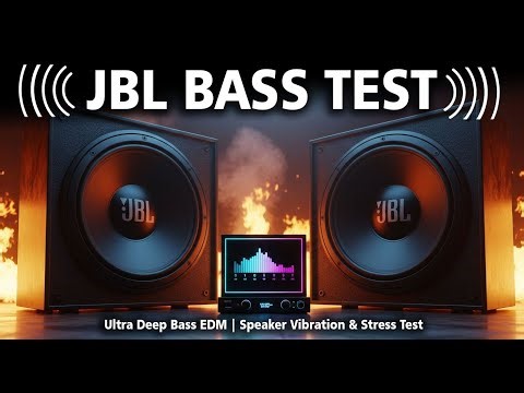 JBL SUBWOOFER BASS TEST 💥 Ultra Deep Bass EDM | Speaker Vibration & Stress Test