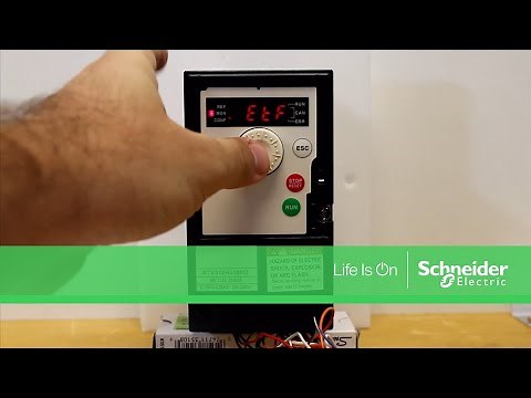 Configuring External Fault Logic Response on Altivar 312 Drives | Schneider Electric Support
