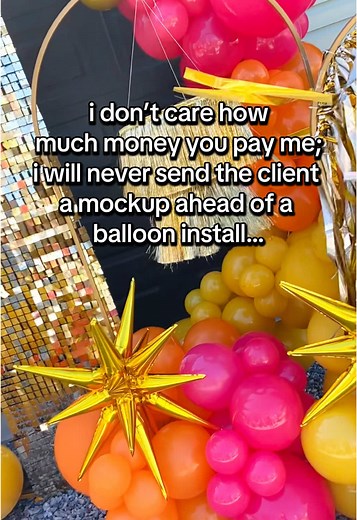 You’re either a mockup girlie; or a “trust my vision” girlie. And I am very much the latter. For two reasons. One - I don’t know how to create a mockup aesthetically pleasing enough to present to a client. Two - I always add more and edit onsite. And I don’t want the client say - “you didn’t have that on your mockup.” • Are you a mockup girlie or a trust my vision girlie? • • • #poppypopsballoons #balloonhumor #balloonstylist #balloonartist #balloonart #balloonmockup #mockupdesign #mockup #mocku