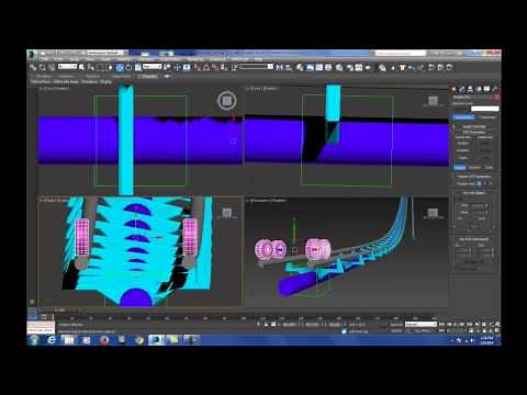 Creating a 3d Roller Coaster in 3ds Max Part 5