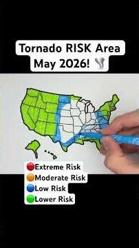 Tornado Risk Area May 2026! 🌪️