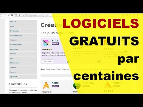 💡 Des logiciels Gratuits par centaines, dans tous les domaines ....