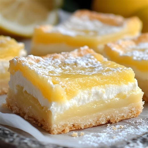 Zesty Lemon Cream Cheese Squares Recipe – Easy Citrus Dessert Party Food (digital Download) - Etsy