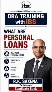 What Are Personal Loans? | DRA Training with IBS
