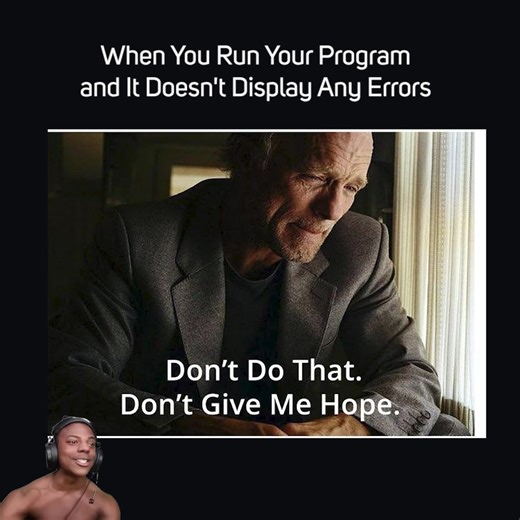 Logic errors don't show up at compilation #javascript #programming #codinghumor #developerlife #codingmemes