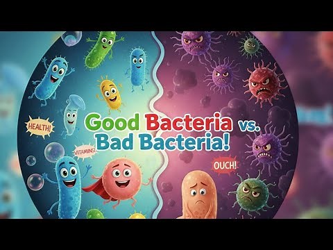 Good Bacteria vs. Bad Bacteria | 🦠 Amazing World of Bacteria Explained!