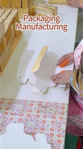 How Packaging Box Is Made ❤️#custom packaging #factory #process #luxurypackaging #custom