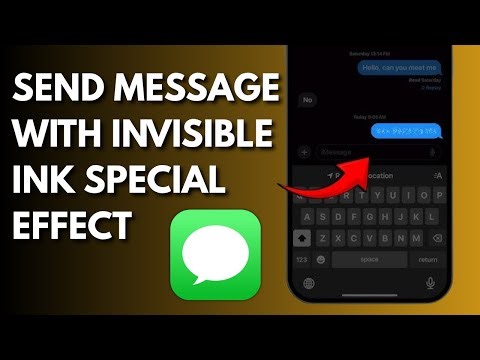 How To Use Invisible Ink In iMessage On iPhone And iPad