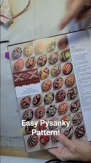 Check out this easy pysanky pattern ‪@prayerfularts‬ #pysanky #pysankypattern