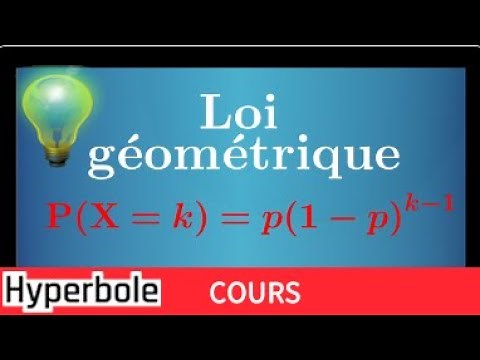 Geometric law - course - probabilities - final year complementary mathematics option