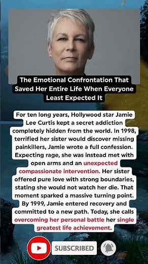 The Untold Secret Story Jamie Lee Curtis Kept Hidden For 10 Years