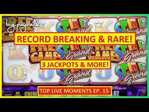THREE Jackpots → Record Breaking LIVE Top Casino Moments (Ep. 15)