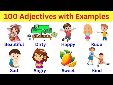 100 Adjectives in English with Sentences | Learn English Vocabulary | Spoken English for Beginners