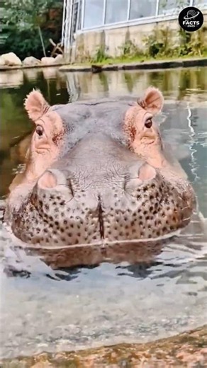 Can Hippos 😲 #hippo #facts #animals #mrhippo
