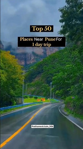 Top 50 places near Pune For 1 Day Trip 🙌🏻🍃🍂 #pune #1daytrip #nearpune