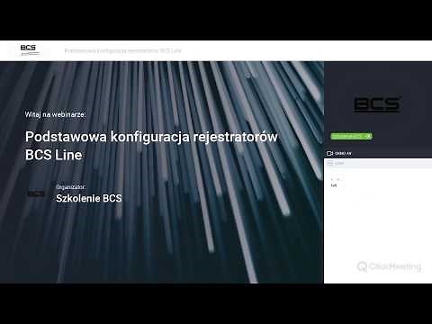Podstawowa konfiguracja BCS Line