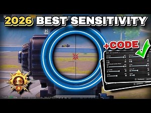 Pubg mobile sensitivity settings 2026 🔥 Best sensitivity + code ✅ Copy & Use