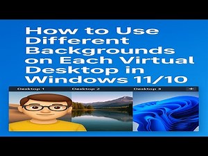 How to Use Different Backgrounds on Each Virtual Desktop in Windows 11/10 🖼️💻