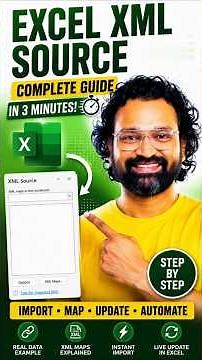 Import XML in Excel #shorts
