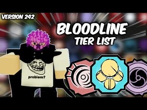 (Update 242) The BEST Bloodline Tier List for Shinobi Life 2 | The BEST Bloodlines in Shindo Life