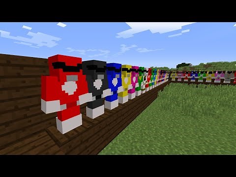 Minecraft Power Rangers Mod Showcase