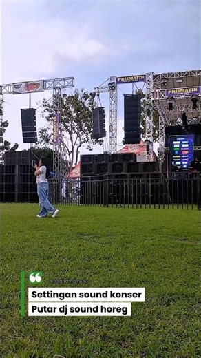 Sound panggung putar dj horeg🔥🔥 #faskhosengokblitar #trending #soundhoreg #masukberandayoutube