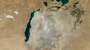 Größter Teil des Aralsees zum ersten Mal völlig ausgetrocknet