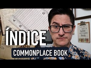 📚 Step by Step | INDEX in your Commonplace Book