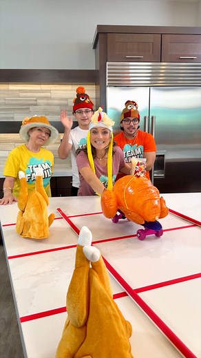 583K views · 5.2K reactions | Roll it, Land it, Win it 旅 We roll a skateboard with an inflatable turkey to try to land it on different prizes for funny gifts and the Golden Turkey Prize. #Thanksgiving #turkey #holidaygames #gameideas #diygames | Getti | Facebook