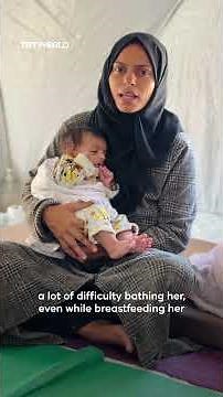 Palestinian baby born with blood cysts after mother inhales toxic gas