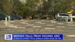 A young woman's been injured after falling from a moving 4WD, in a carpark at Garden Island. Police say the 24-year-old was standing on the outside footplates of the vehicle, as it was travelling over speed bumps in the carpark. #9News | WATCH LIVE 6pm | 9 News Adelaide