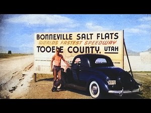 RESTORED Footage: Bonneville 1951 SCTA