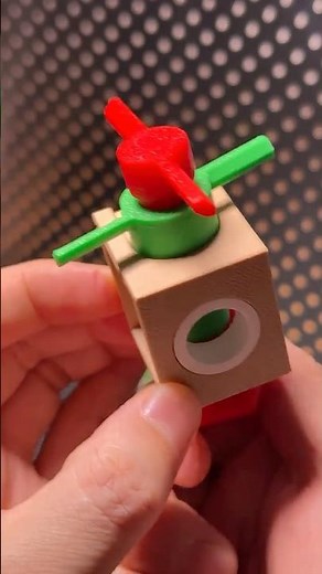 3D Printed Contra-Rotating Airplane Propeller Mechanism ⚙️ Smooth Dual Rotation Demo #3dprinting