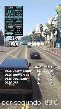 GTA 5 Enhanced roda na RTX 2050? Teste com DLSS, Raytracing e FSR frame generation