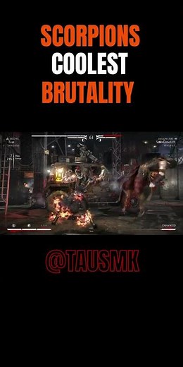 MKX | Scorpion's COOLEST Brutality! | Mortal Kombat X 2025 Gameplay #fgc #swag #mkx #mk11 #mk1